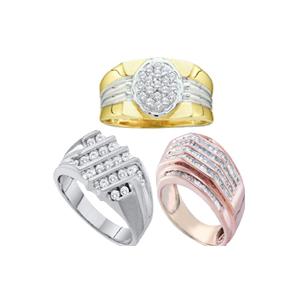 Mens Diamond Fashion Ring Collection Image