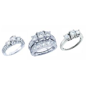 Three Stone, Diamond, Engagement Ring, Anniversary Image