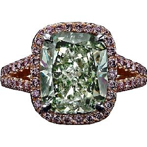 Green Diamond Collection Rings Image