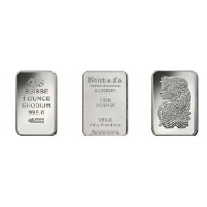 Rhodium Bullion Bars Image